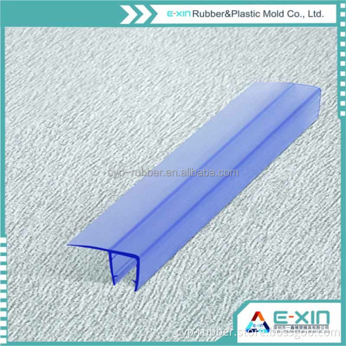 Shower Door Seal: Anti-Aging PVC Rubber Waterproof Glass Edge Strip